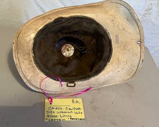 6. Cairns - New York- -Leather - White - 
“Captain Damascus” - Size Unknown