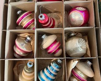Vintage Christmas Tree Ornaments