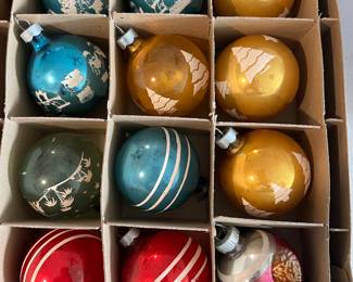 Vintage Christmas Tree Ornaments