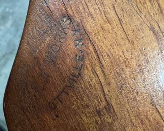 F32. Rush Bottom Ladder Back Writing Chair
F33. Rush Bottom Ladder Back Writing Chair					From New York