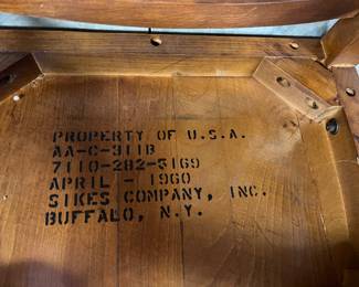 F31. Sikes Lawyer/Juror/Bank Chair							Marking on Bottom