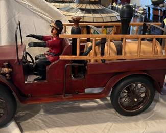 Decorative Fire Truck & Driver