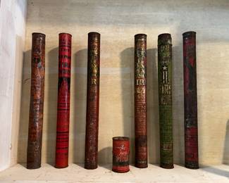 Old Tin Tube Fire Extinguishers