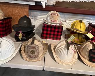 Vintage Fire Helmets