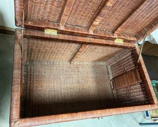F47. Wicker Trunk												36” x 21” x 20.5”