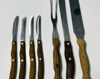 Vintage Brown Wood Handle CUTCO