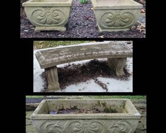 Concrete Acanthus Accents