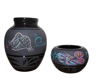 Black On Black Pottery 