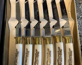 Set of 6  Royal Brand Cutlery Masterpiece Super Stainless Steak Knives