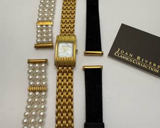 Joan Rivers Classics Collection Women's Interchangeable Watch Set
