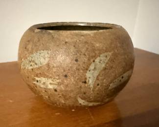 Speckled Earth Tone Studio Art Pottery Bowl