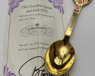 1972 Anton Michelsen "Herald" Christmas Spoon 