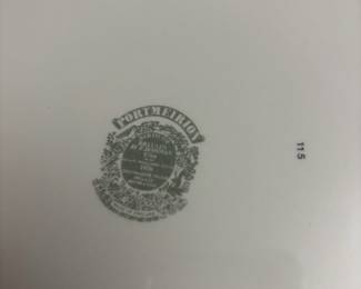 Portmeirion Birds of Britain “Little Egret" Chop Plate