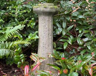 Concrete Bird Bath Pedestal