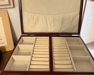 Cherry Wood Jewelry Box 