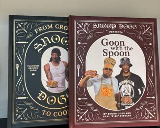 Snoop Dog From Crook to Cook and Snoop Dogg Presents Goon with the Spoon Cookbooks
