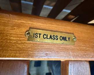 SS New Amsterdam Folding Teak Deck Chair & Foot Rest