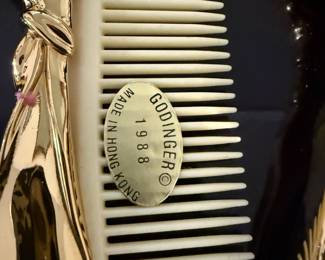 1988 Codinger Gold Tone 3-Piece Vanity Set