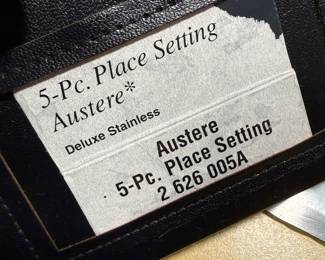 Austere Stainless 5 Piece Place Setting