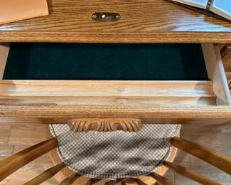 Solid Oak Rolltop Desk