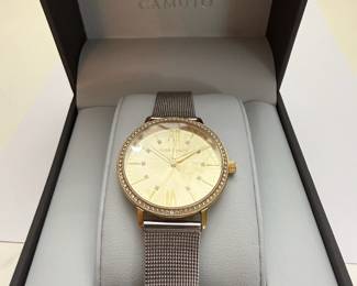 Vince Camuto Women's Wrist Watch with Stainless Steel Mesh Band