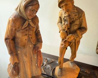 Schmid-linder Swiss Man & Woman Figurines