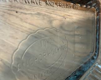 1932 Anchor Hocking Clear Ribbed Glass Refrigerator Dishes