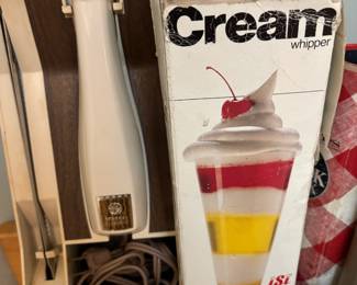 General Electric Wall Mount Electric Knife,  iSi Cream Whipper