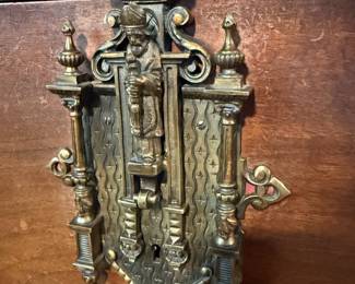 Circa 20th Century Walnut Spanish Vargueno Cabinet