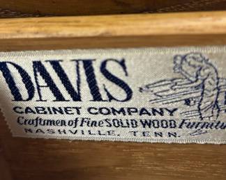 Davis Cabinet Co. Chinese Style Credenza