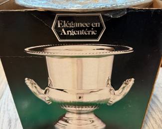 Silver Plate Wine Cooler/Champagne Bucket