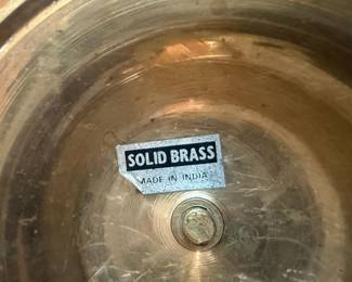 Hand Engraved Indian Brass Jardiniere