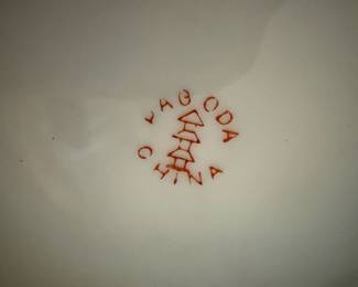 Pagoda China "Thousand Faces" Tea Set