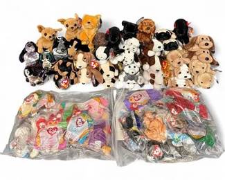 Ty Beanie Babies Dog Collection Lot of 30 w/ McDonald's Happy Meal
