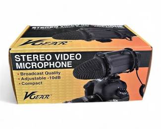VGear by Rokinon VGMIC Stereo Video Microphone NIB