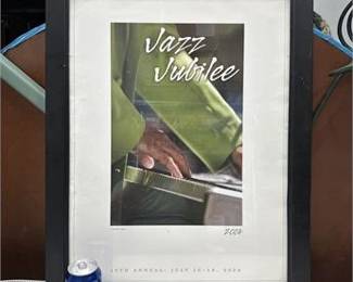 Bonnie Colgan Mammoth Lakes Jazz Jubilee 2004 Framed Poster