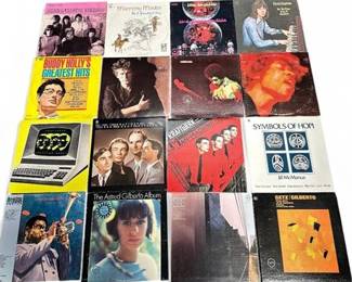 Lot of 16 Vinyl LP Records Rock Jazz Kraftwerk Sinatra Hendrix