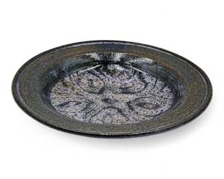 Handmade Crystalline Glaze Ceramic Plate