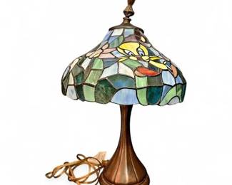 Looney Tunes Tweety Bird Tiffany Style Stained Glass Lamp