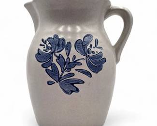 Pfaltzgraff Yorktowne Blue Floral Stoneware Pitcher