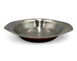 Stainless Steel & Copper Bottom Au Gratin Dish 6.5" Wide