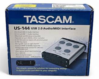 TASCAM US-144 USB 2.0 Audio/MIDI Interface
