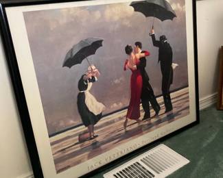 Framed Portland Gallery Poster Print "The Singing Butler" by Jack Vettriano