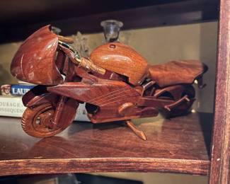 Wooden Motorcycle Model