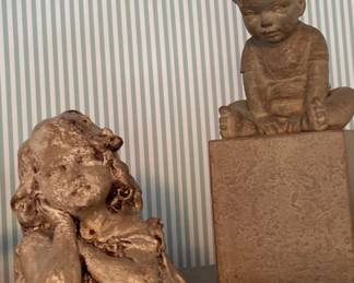 Fabbri Art Studio Of San Fransisco Chalk-ware Sculptures