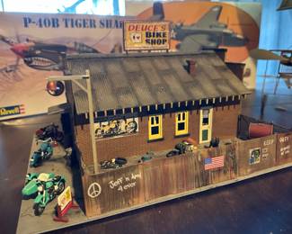 Woodland Scenics Deuce's Bike Shop HO Scale Model #BR5045 