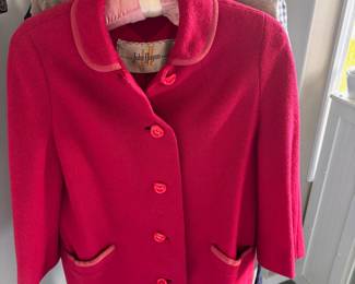 John Hogan Pink Boiled Wool Jacket