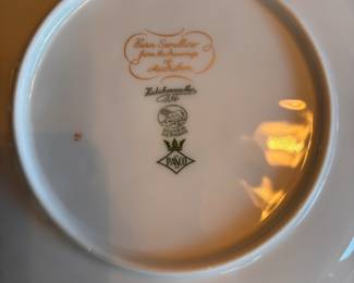 Hutschenreuther Selb Bavaria Audubon Bird Dish Set