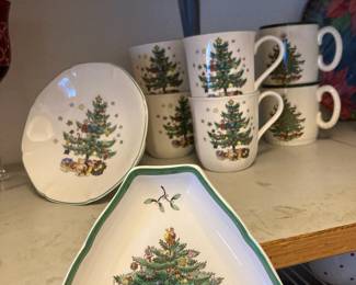 Spode Christmas Tree Tableware Set