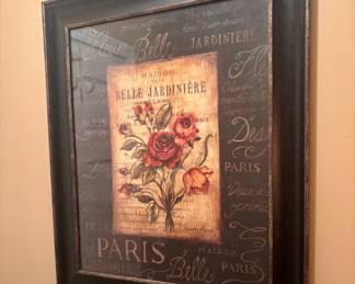 Framed Print "Bel Bouquet IV" by Kimberly Poloson